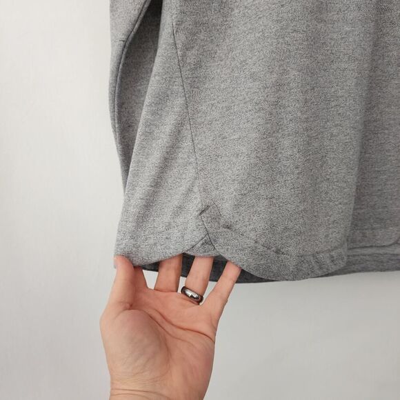 Nike Dri-Fit Gray Long Sleeve Softball athletic t-shirt womens size L - Picture 3 of 7